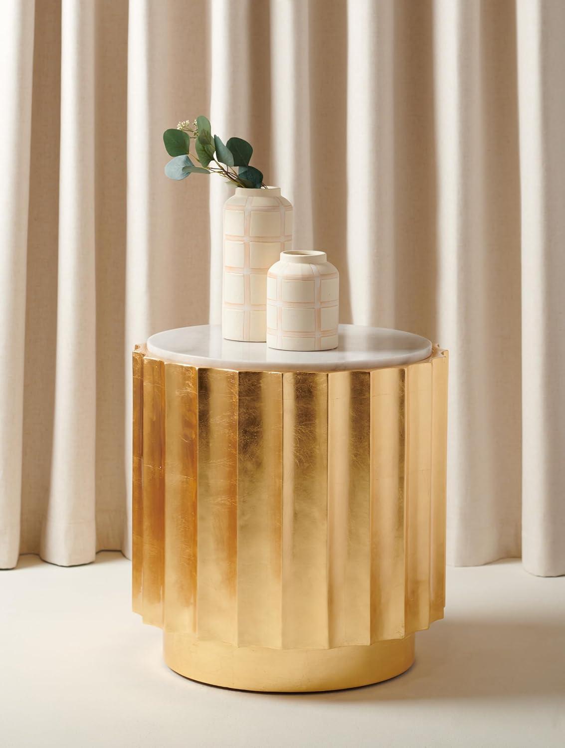 image:imageSafavieh Home Collection Elodie Gold Side Table