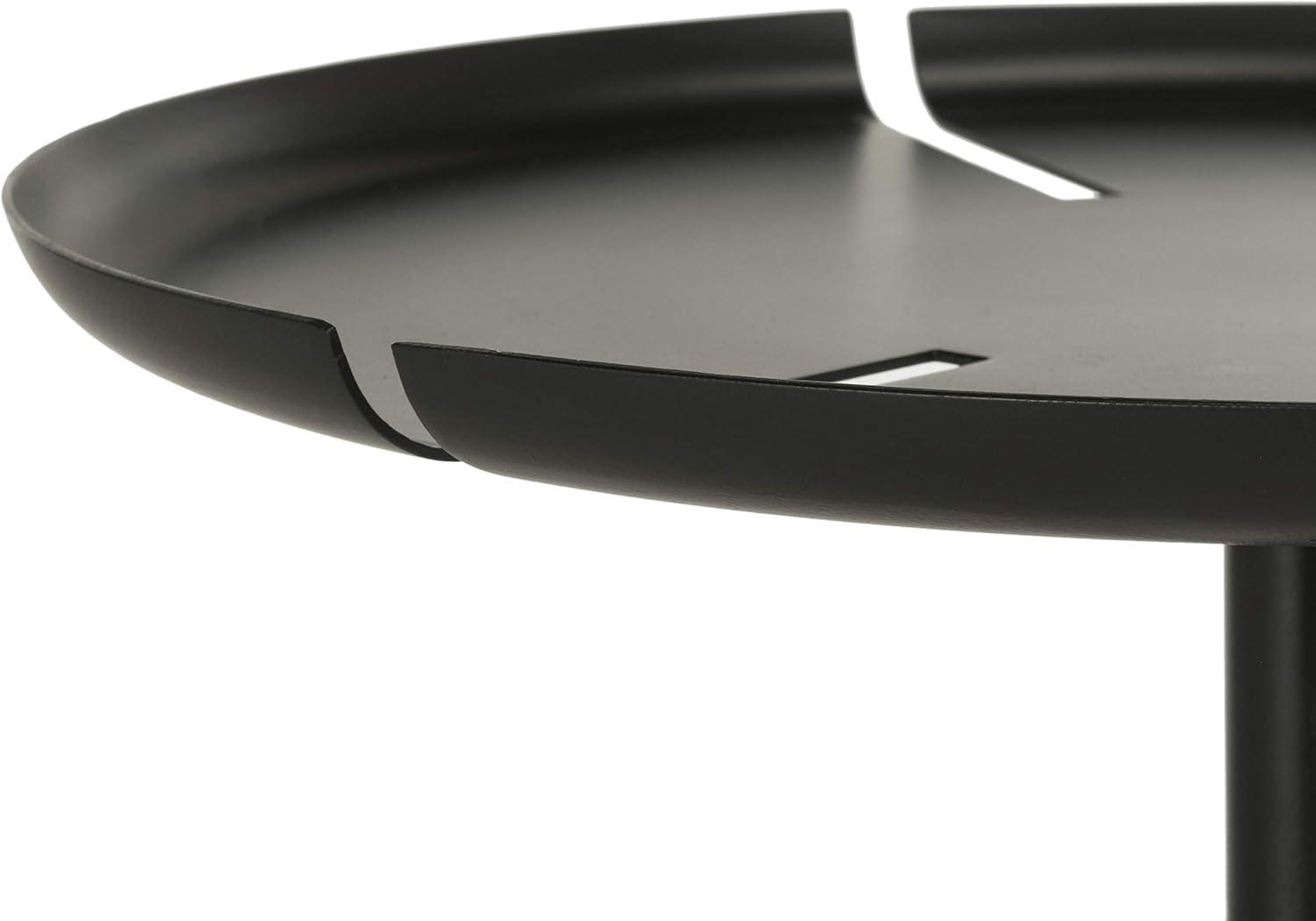 image:imageSafavieh Home Lark Matte Black Tripod Leg Side Table