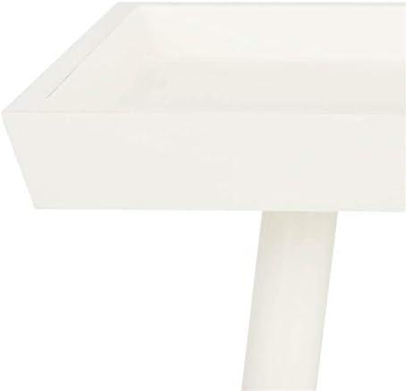 image:imageSafavieh Home Nonie Modern Chocolate Accent TableVintage White