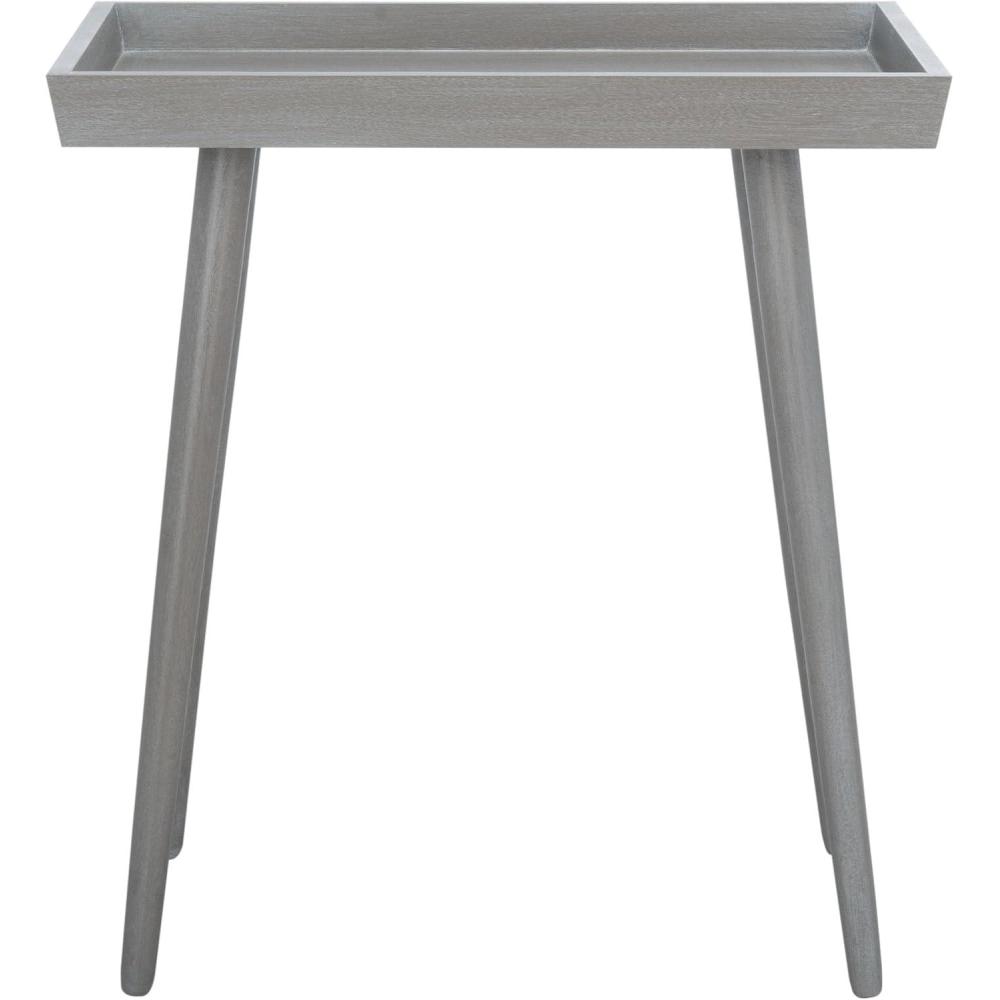 image:imageSafavieh Home Nonie Modern Chocolate Accent TableSlate Grey