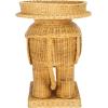 SAFAVIEH Home Collection – Balford Rattan Storage Accent Table with Tray, Fully Assembled, Natural Modern Side Table for Living Room (SEA7038A)(Natural)