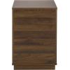 SAFAVIEH Home Collection – Moroto 1-Drawer 1-Shelf Accent Table, Walnut Finish, Storage Side Table for Living Room or Bedroom, Modern Design (ACC3602A)(Walnut)
