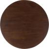 SAFAVIEH Home Collection – Pascual Solid Wood Accent Table with Walnut Finish, Sculptural Modern Side Table, Fully Assembled (ACC3258A)(Walnut)