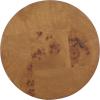 SAFAVIEH Home Collection – Siya Natural Brown Accent Table, Round Drum Side Table, Burl Wood Look, Fully Assembled (ACC6611A)(Brown)