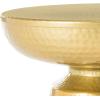 Safavieh Home Collection Dov Drum Gold Side Table