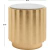 Safavieh Home Collection Elodie Gold Side Table