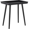 Safavieh Home Nonie Modern Chocolate Accent Table(Black)