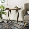 Safavieh Home Nonie Modern Chocolate Accent Table(Chocolate)