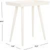 Safavieh Home Nonie Modern Chocolate Accent Table(Vintage White)