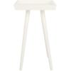 Safavieh Home Nonie Modern Chocolate Accent Table(Vintage White)