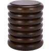 SAFAVIEH Home Collection – Anatoly Brown Accent Table, Sculptural Round Side Table, Bold Contemporary Design (ACC6615A)(Brown)