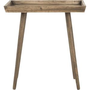 Safavieh Home Nonie Modern Chocolate Accent Table(Chocolate)