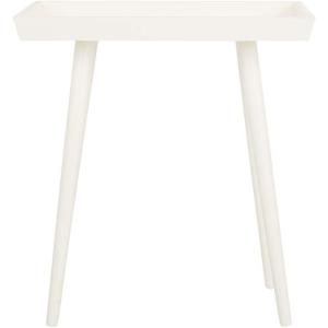 Safavieh Home Nonie Modern Chocolate Accent Table(Vintage White)