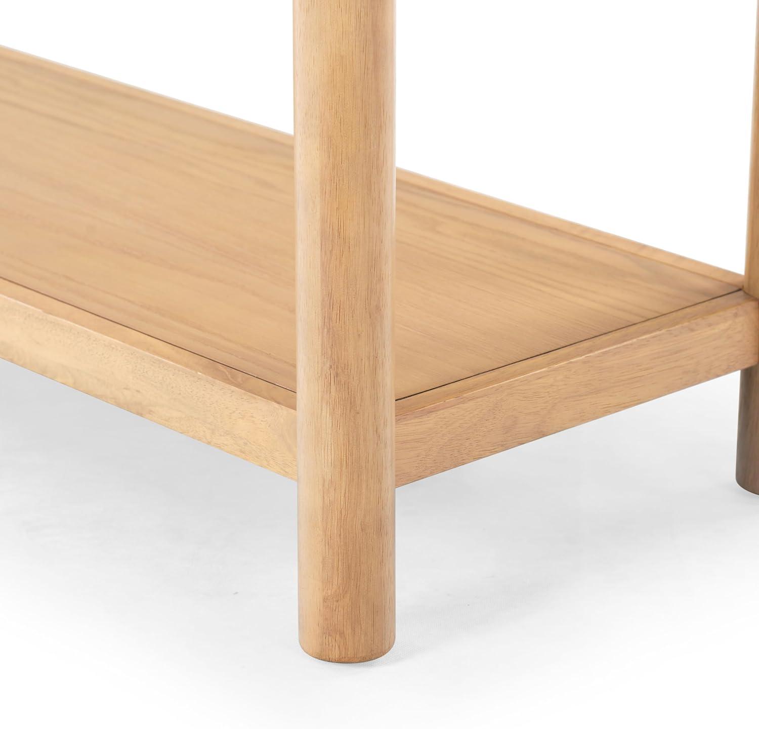 image:imageSAFAVIEH Couture Collection Jaylessa Medium Oak 2Drawer Console TableNatural