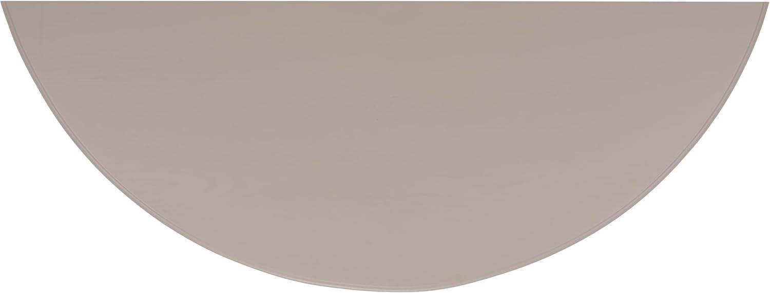 image:imageSAFAVIEH Home Collection Christina Firewood Semicircle Console Table with Shelf French Elegance Half Moon Design Cabriole Leg Accent AMH6610EGrey