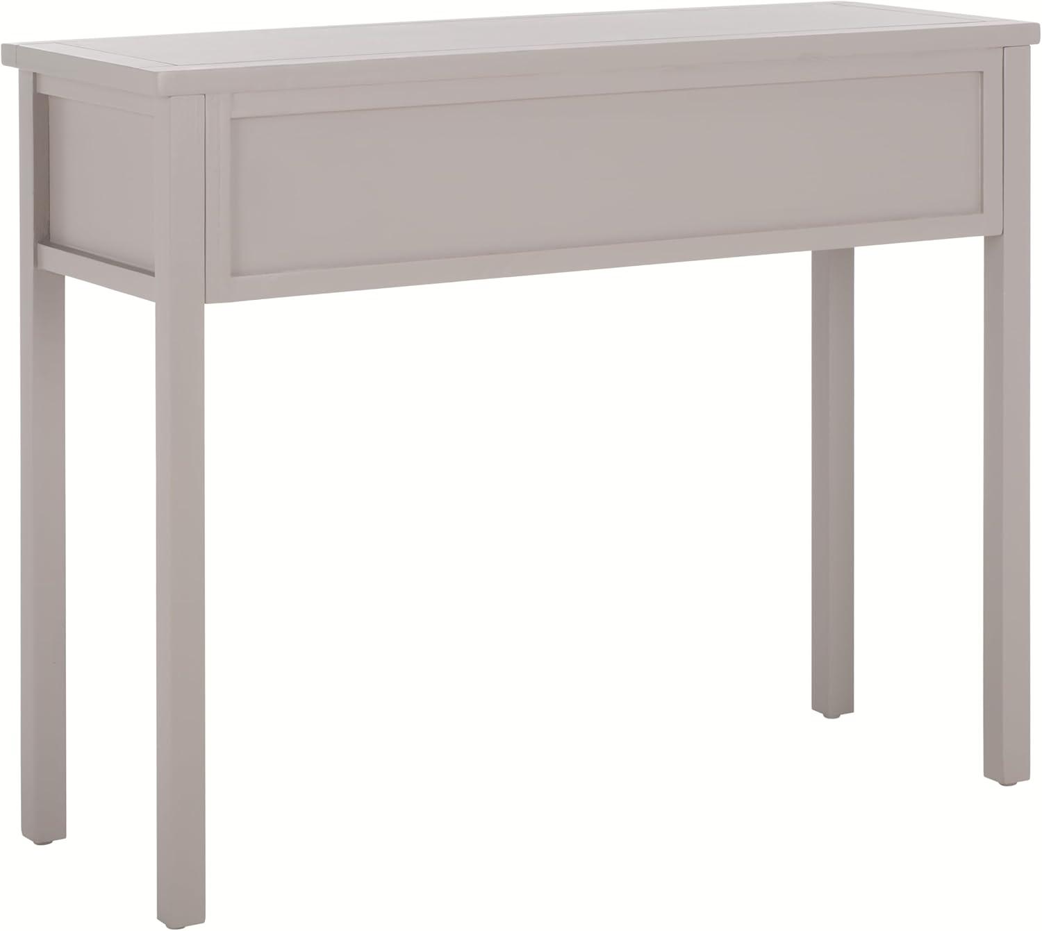 image:imageSAFAVIEH Home Collection Cindy White Console Table with Three Drawers French Farmhouse Storage Console Tapered Leg Design AMH6568CGrey