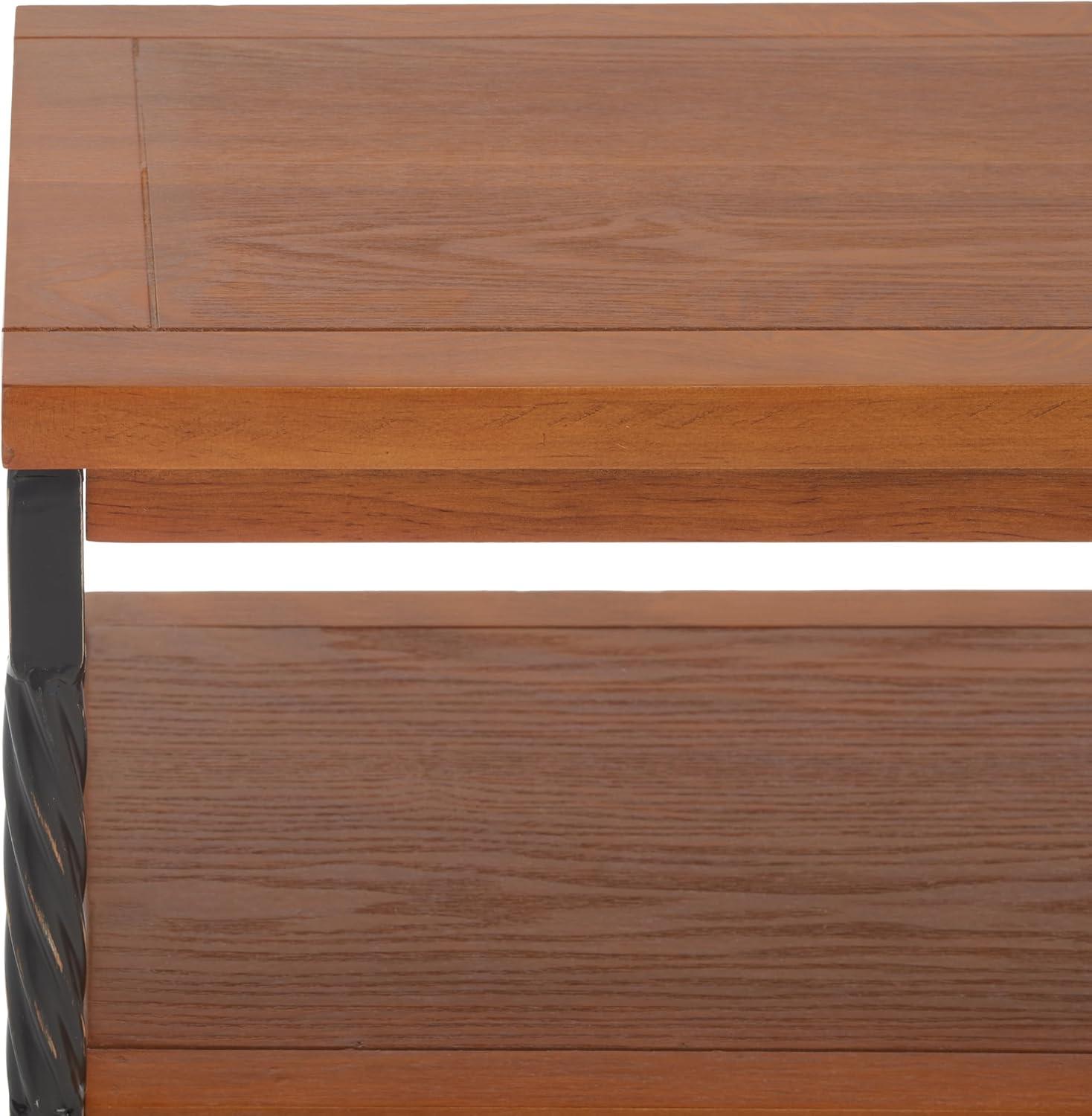 image:imageSAFAVIEH Home Collection Joshua Ash Grey 3Drawer Console Table with Shelf Wicker Front Storage Drawers FarmhouseInspired Accent Console for Entryway or Living Room AMH6532BPewter Walnut
