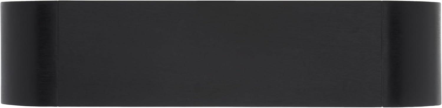 image:imageSAFAVIEH Home Collection Liasonya Modern Natural Brown Waterfall Curved Console TableBlack