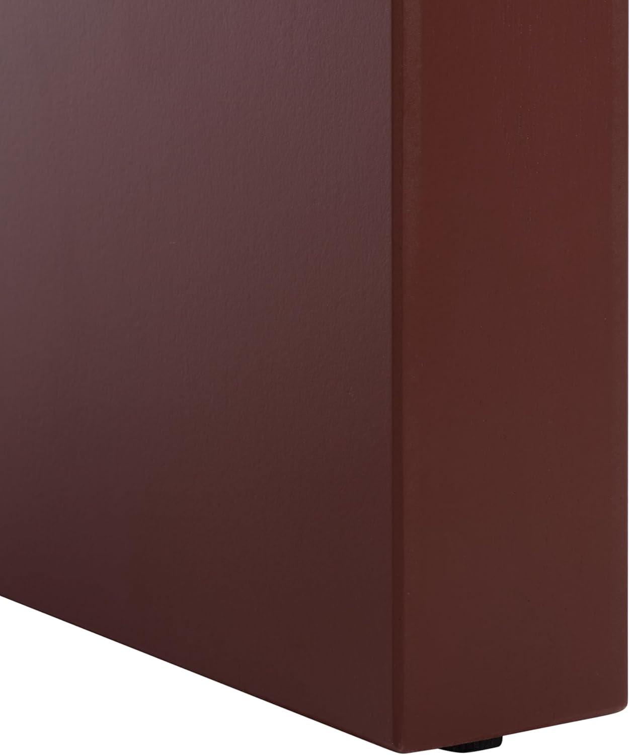 image:imageSAFAVIEH Home Collection Liasonya Modern Natural Brown Waterfall Curved Console TableBordeaux