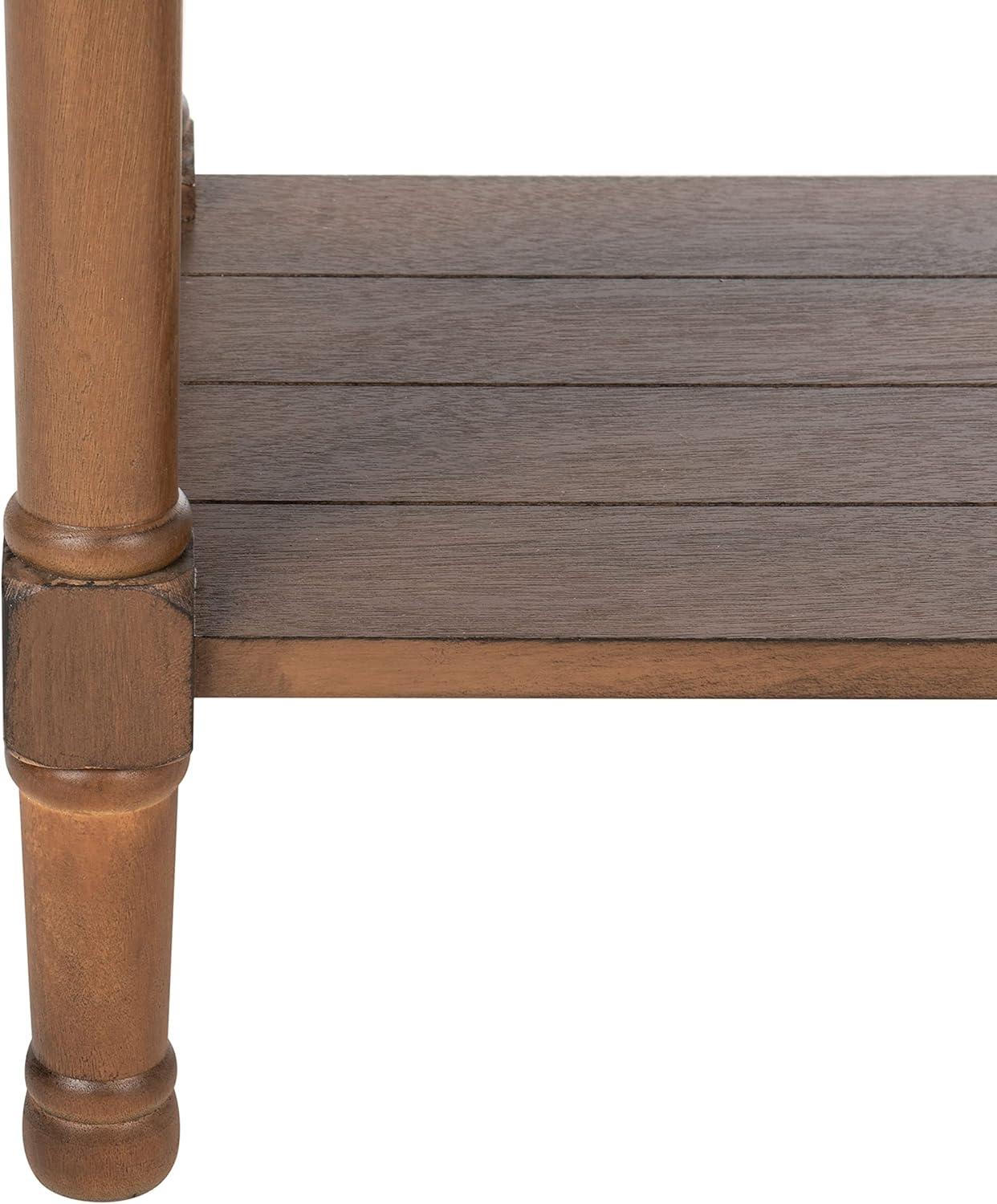 image:imageSAFAVIEH Home Collection Primrose Greige Console Table with Three Drawers amp Shelf Classic Contemporary Storage Console Compact Entryway Design CNS5707DBrown
