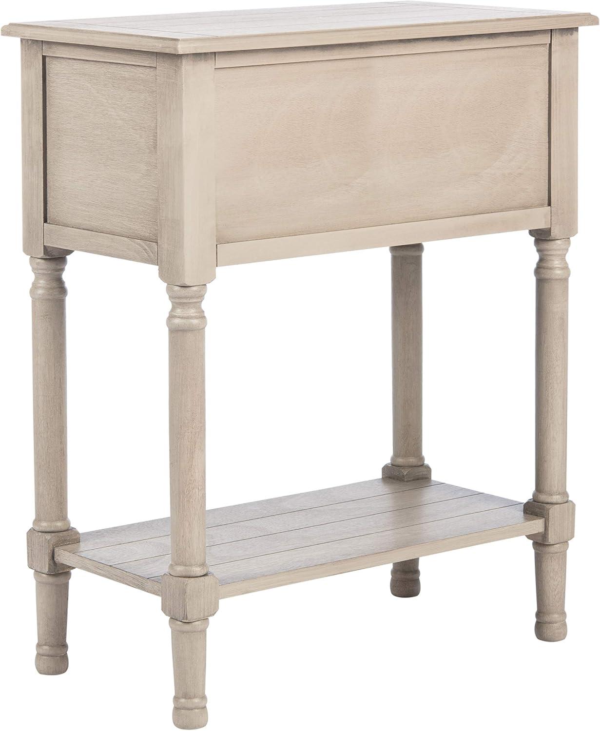 image:imageSAFAVIEH Home Collection Primrose Greige Console Table with Three Drawers amp Shelf Classic Contemporary Storage Console Compact Entryway Design CNS5707DGreige