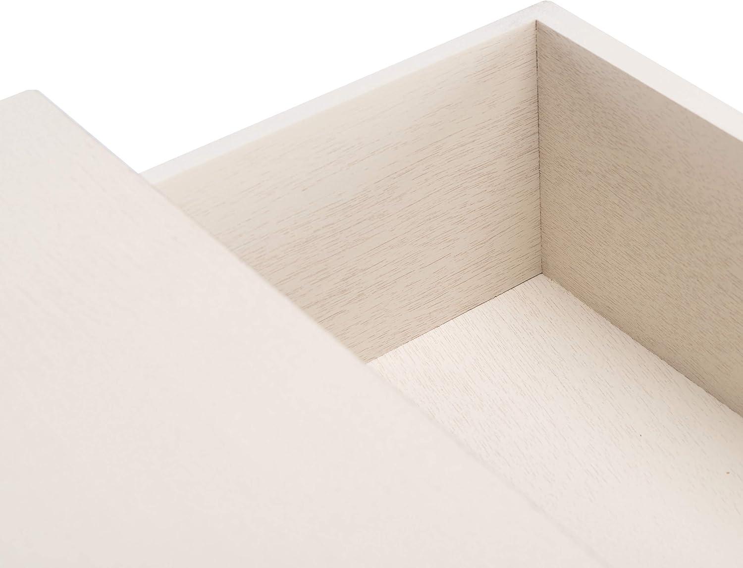 image:imageSAFAVIEH Home Collection Ajana Distressed White 2Drawer Console TableDistressed White