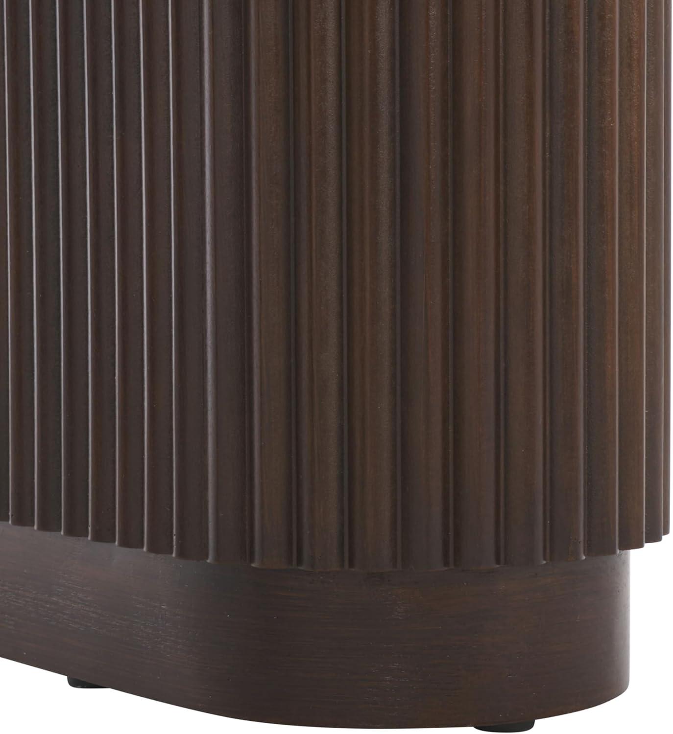 image:imageSAFAVIEH Home Collection Berai Dark Brown Console Table Fully AssembledDark Brown