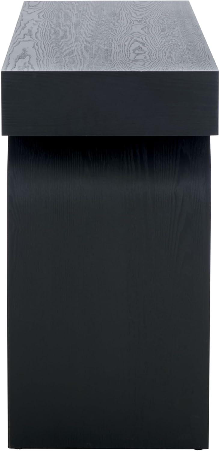 image:imageSAFAVIEH Home Collection Ekoshi MidCentury Modern Bleached White Console Table CNS2306BBlack