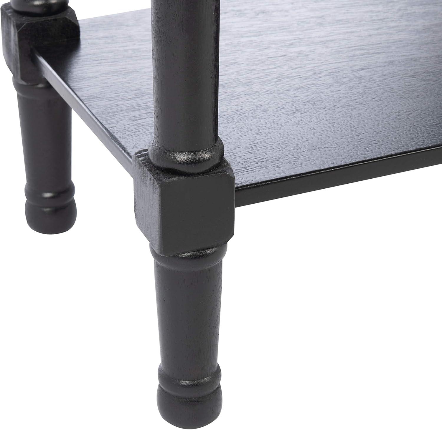 image:imageSAFAVIEH Home Collection Halton Camel Brown 2Drawer Console Table for Living Room Foyer Bedroom Hallway Entryway OfficeBlack