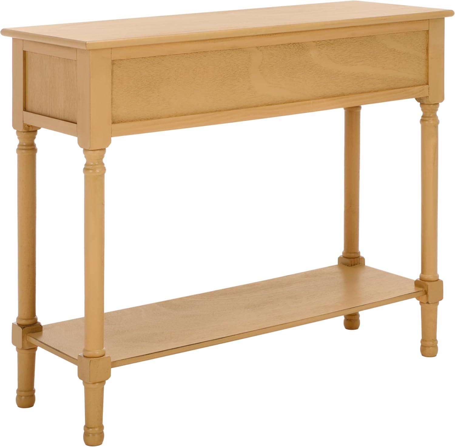 image:imageSAFAVIEH Home Collection Halton Camel Brown 2Drawer Console Table for Living Room Foyer Bedroom Hallway Entryway OfficeCamel