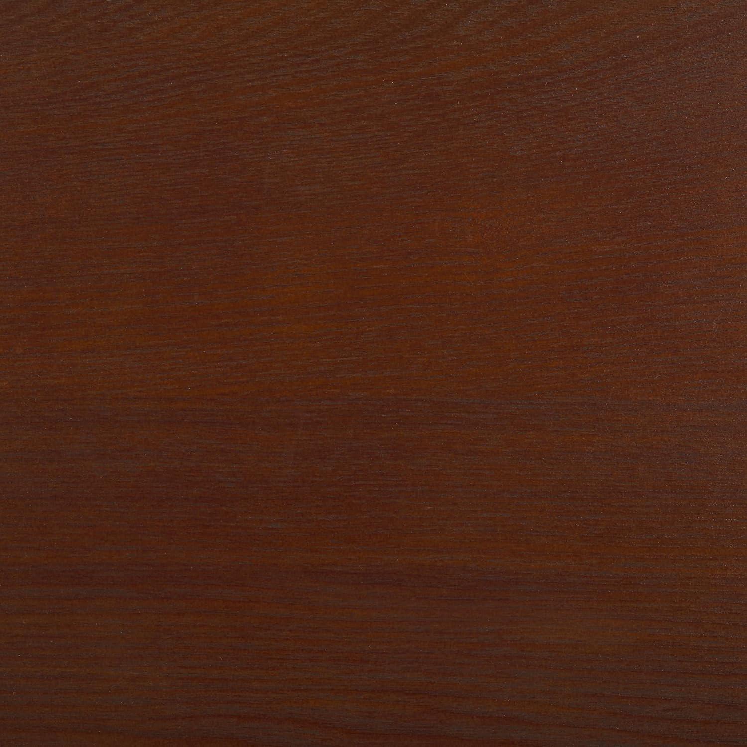 image:imageSAFAVIEH Home Collection Koka Walnut Brown Oval Top Console Table Fully AssembledWalnut