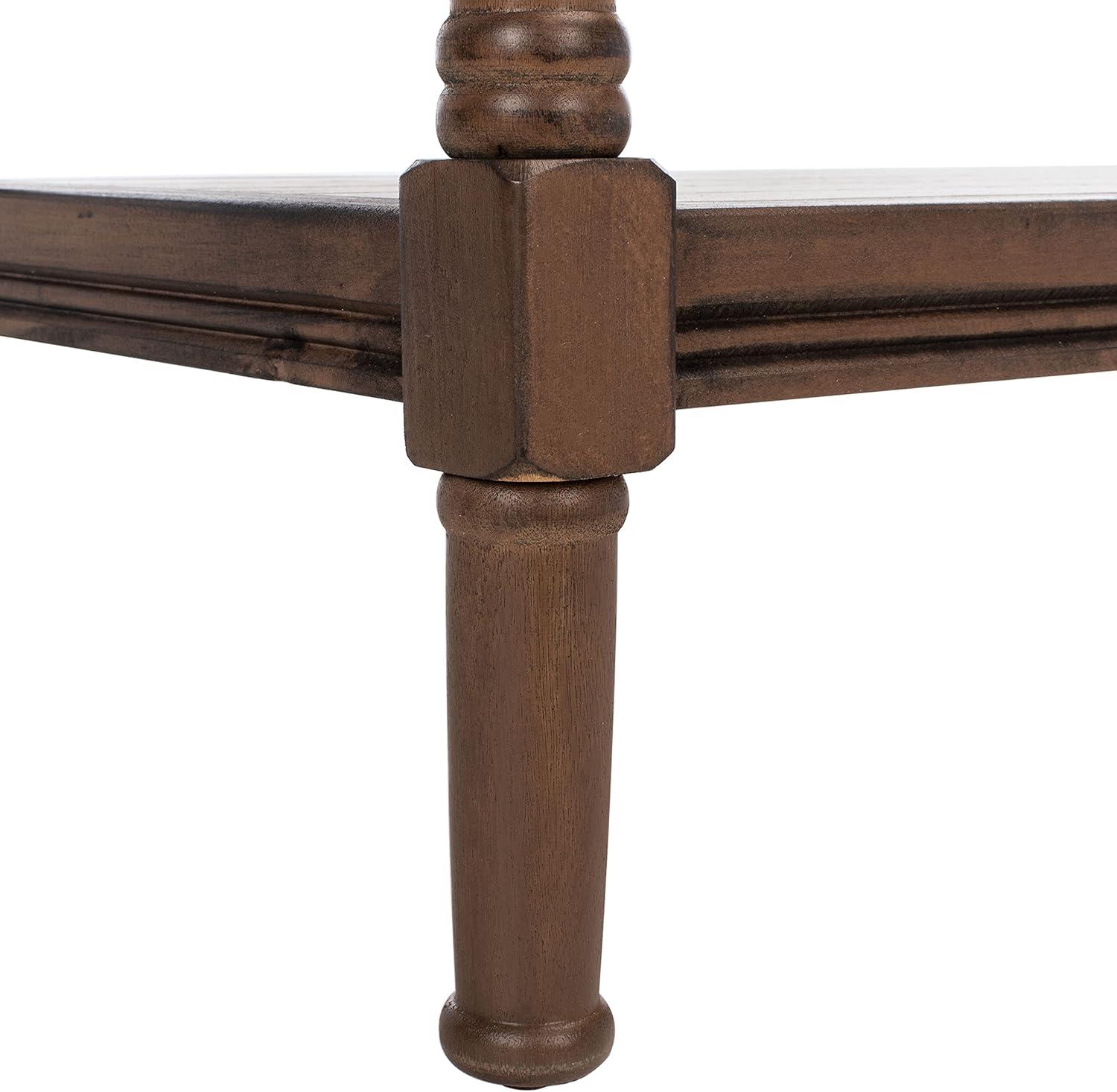 image:imageSAFAVIEH Home Collection Rafiki Black 3Shelf Console Table CNS5715BBrown