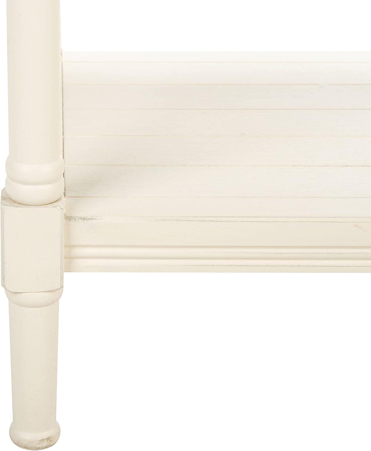 image:imageSAFAVIEH Home Collection Rafiki Black 3Shelf Console Table CNS5715BDistressed White