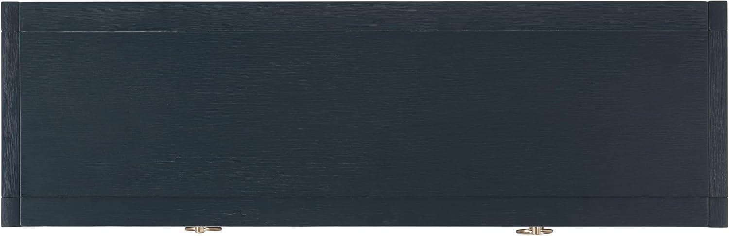 image:imageSAFAVIEH Home Collection Sadie Contemporary Turquoise Green 2Drawer Console Table Fully AssembledNavy