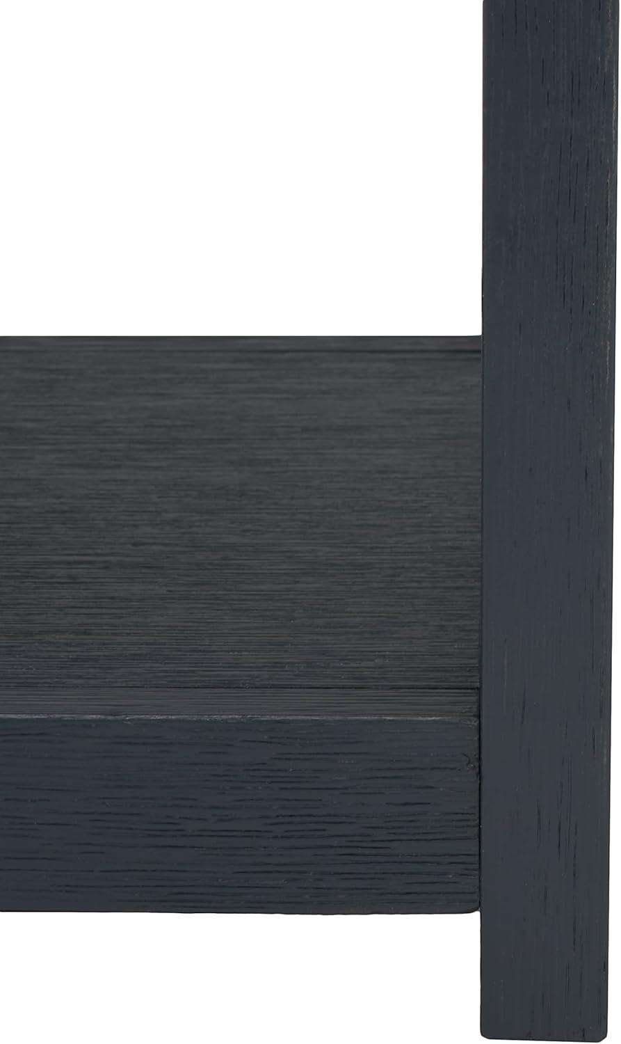 image:imageSAFAVIEH Home Collection Sadie Contemporary Turquoise Green 2Drawer Console Table Fully AssembledNavy