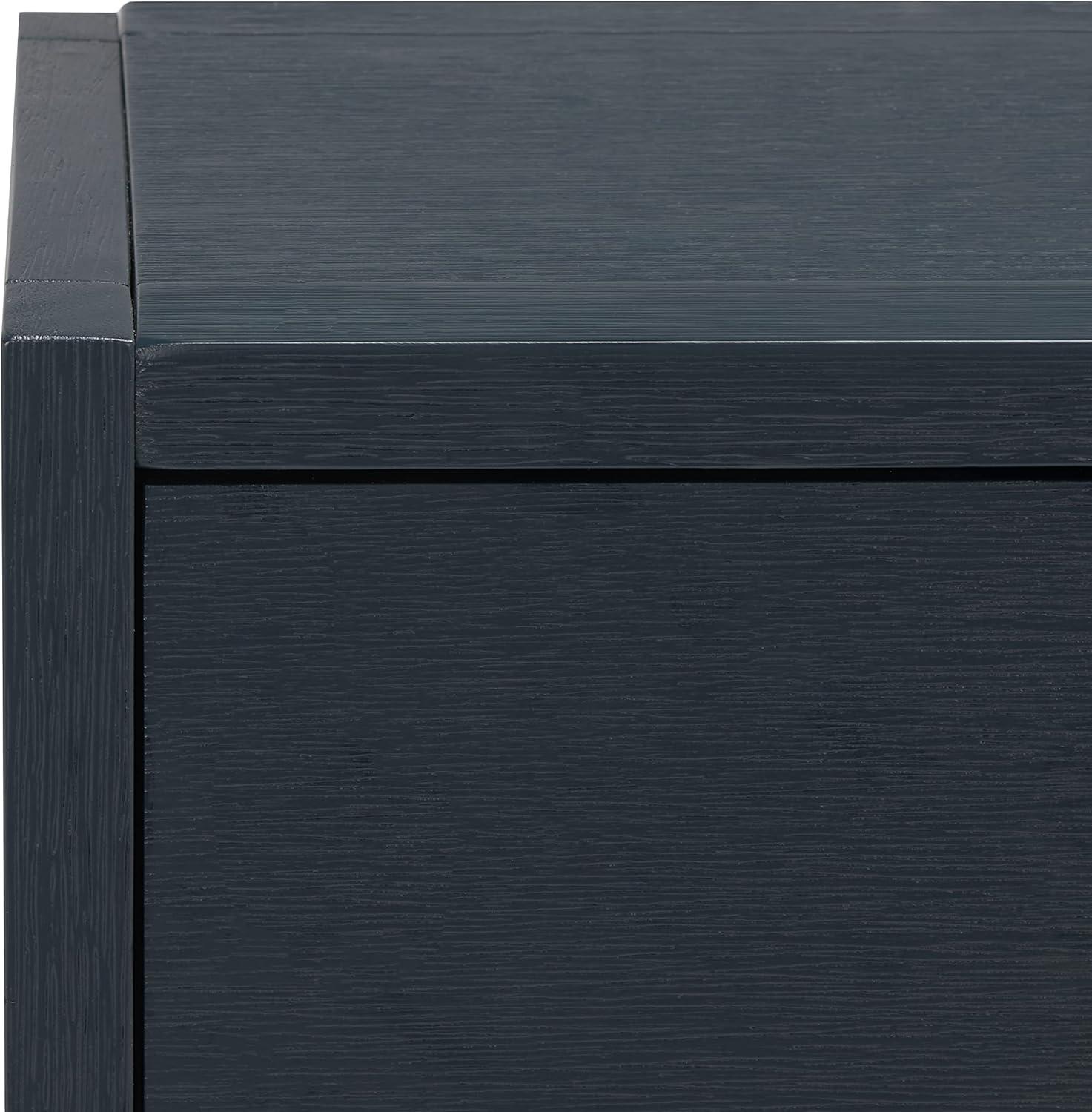 image:imageSAFAVIEH Home Collection Sadie Contemporary Turquoise Green 2Drawer Console Table Fully AssembledNavy