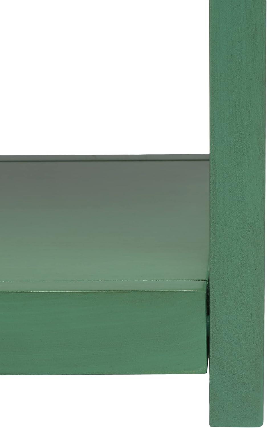 image:imageSAFAVIEH Home Collection Sadie Contemporary Turquoise Green 2Drawer Console Table Fully AssembledTurquoise