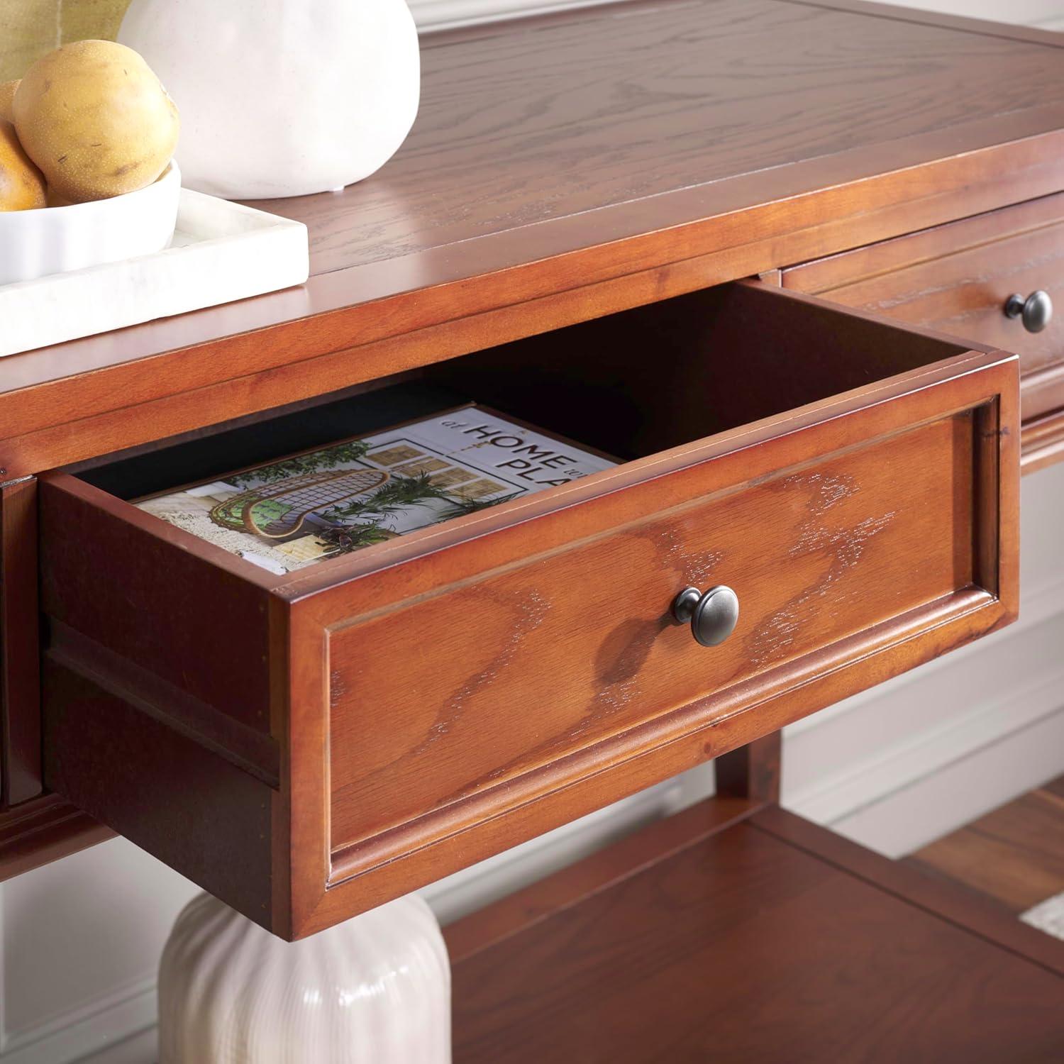 image:imageSafavieh American Homes Collection Manelin Sepia Console TableSepia