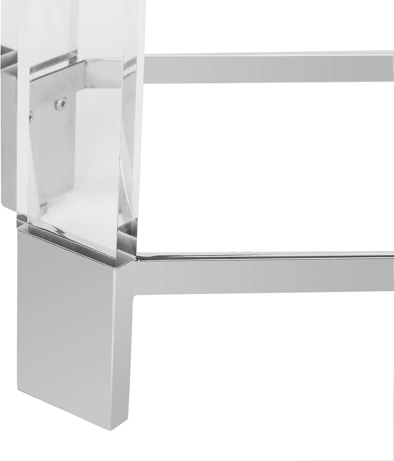 image:imageSafavieh Couture Home Gianna Glam Silver Acrylic Glass Top Console Table