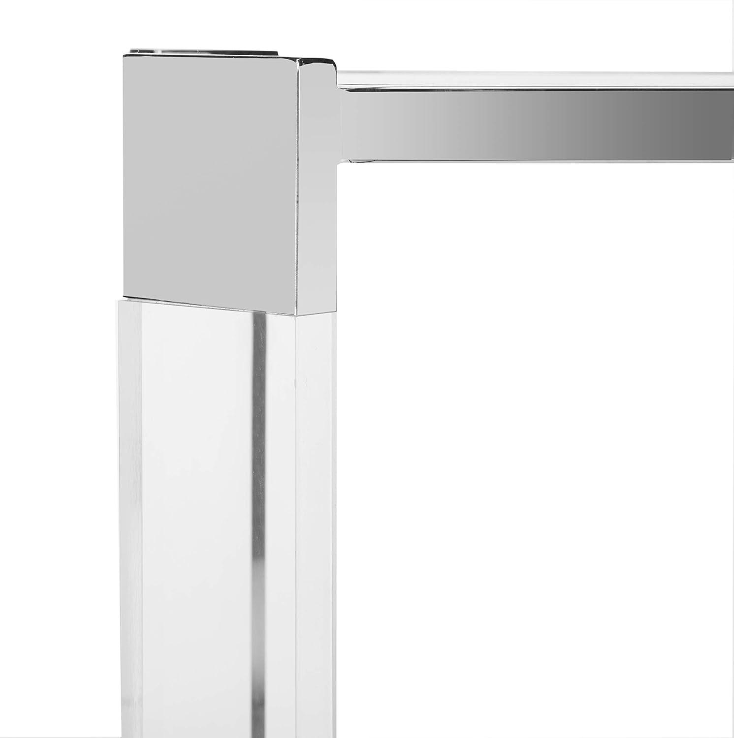 image:imageSafavieh Couture Home Gianna Glam Silver Acrylic Glass Top Console Table