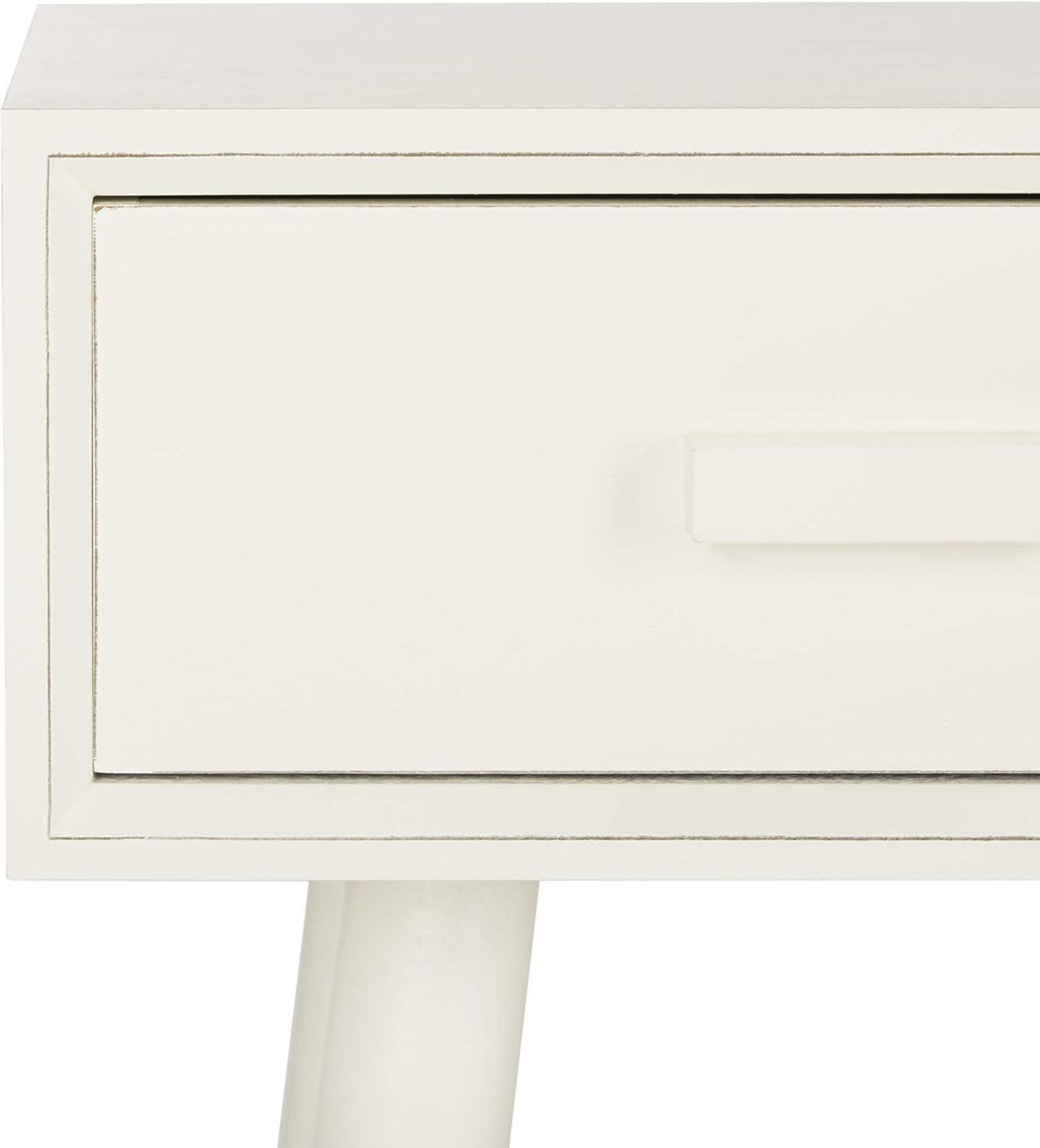 image:imageSafavieh Home Albus MidCentury Modern Antique White 3drawer Console TableVintage White