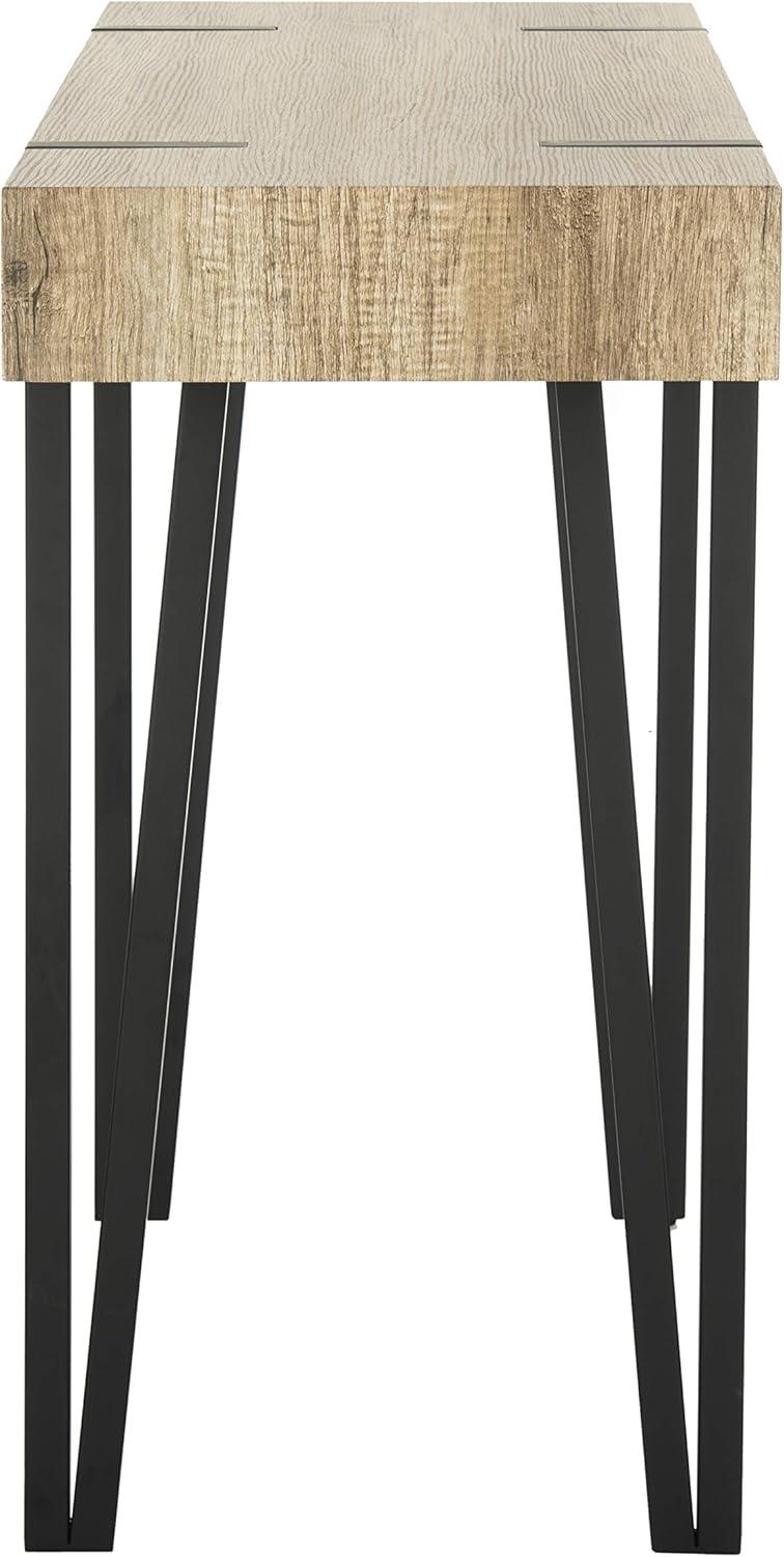 image:imageSafavieh Home Alyssa Rustic Brown and Black Console Table