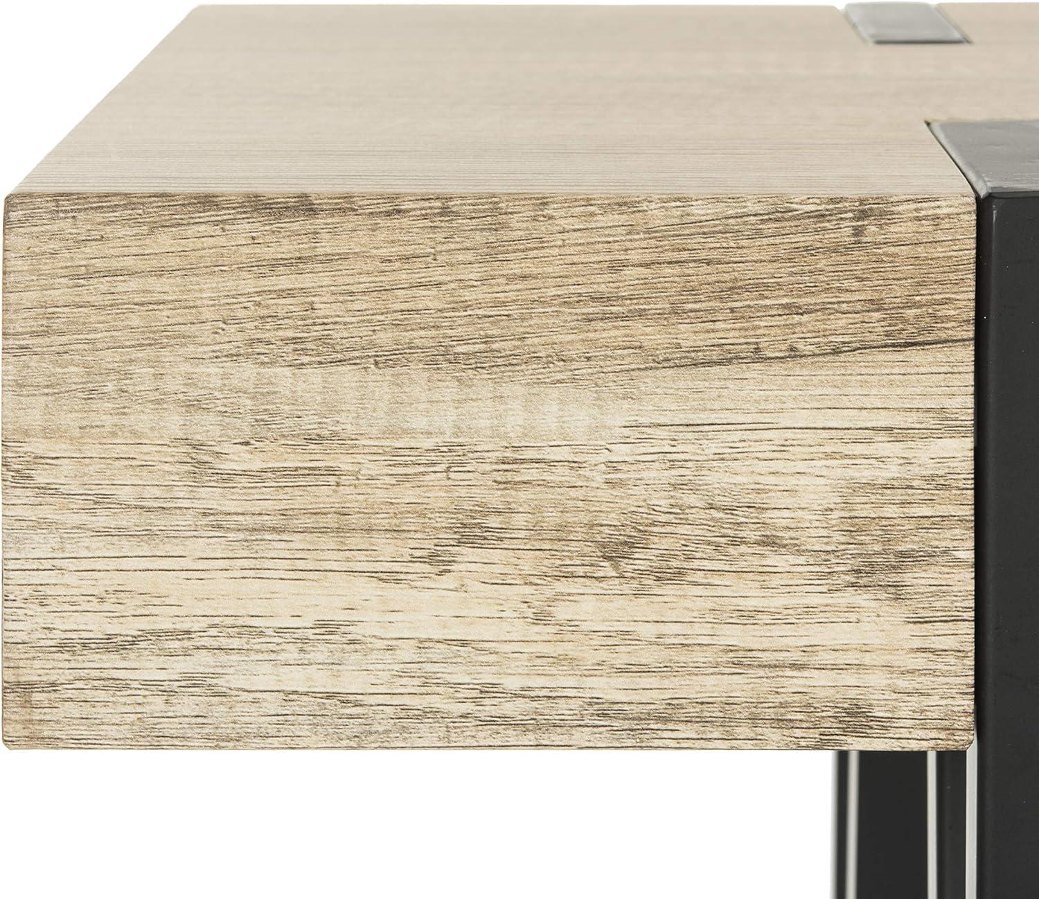 image:imageSafavieh Home Alyssa Rustic Brown and Black Console Table