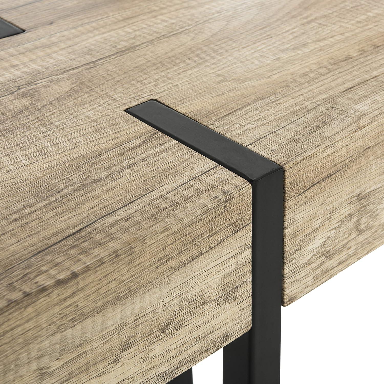 image:imageSafavieh Home Alyssa Rustic Brown and Black Console Table