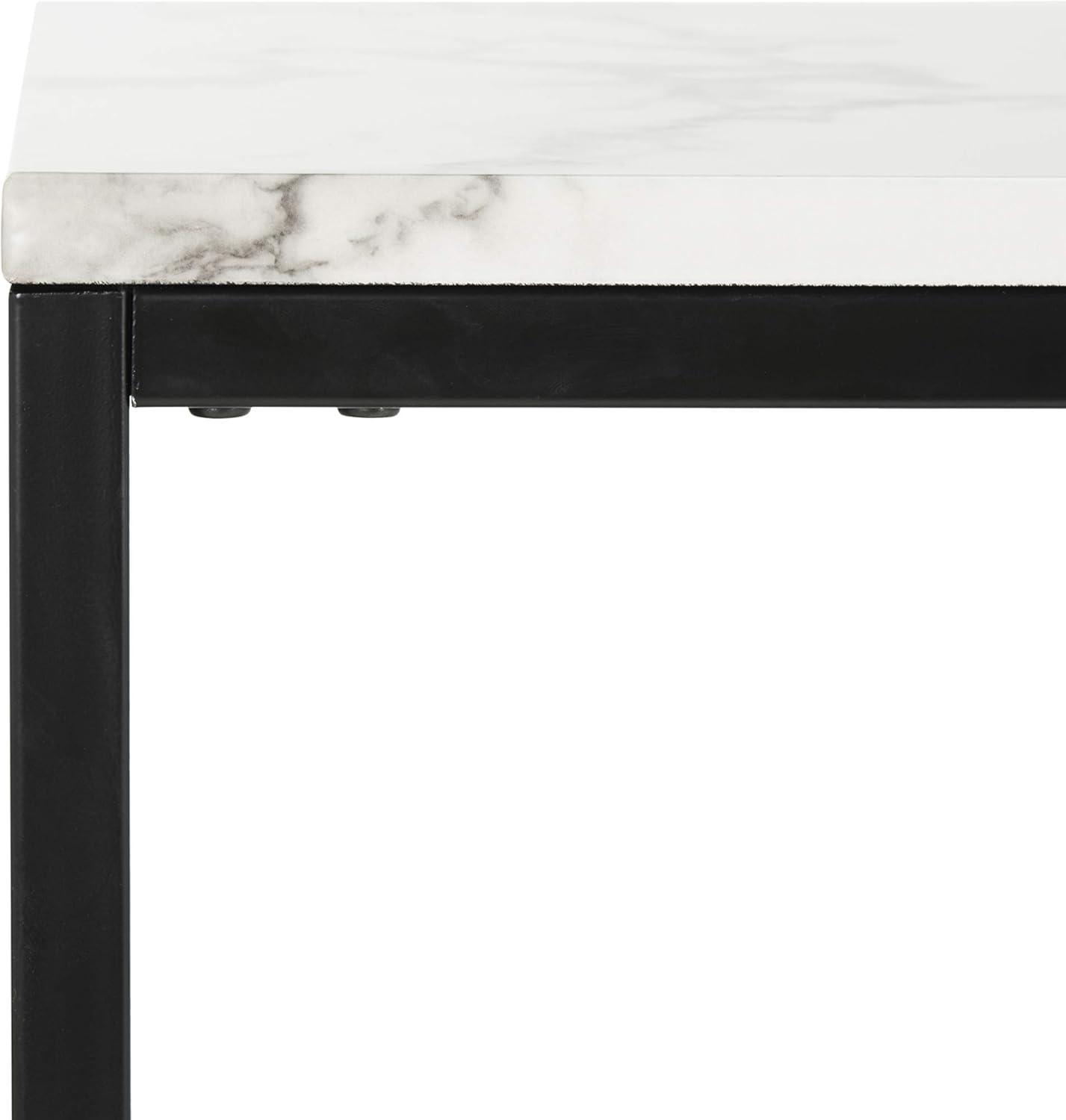 image:imageSafavieh Home Baize Modern White and Grey Console TableWhite Grey