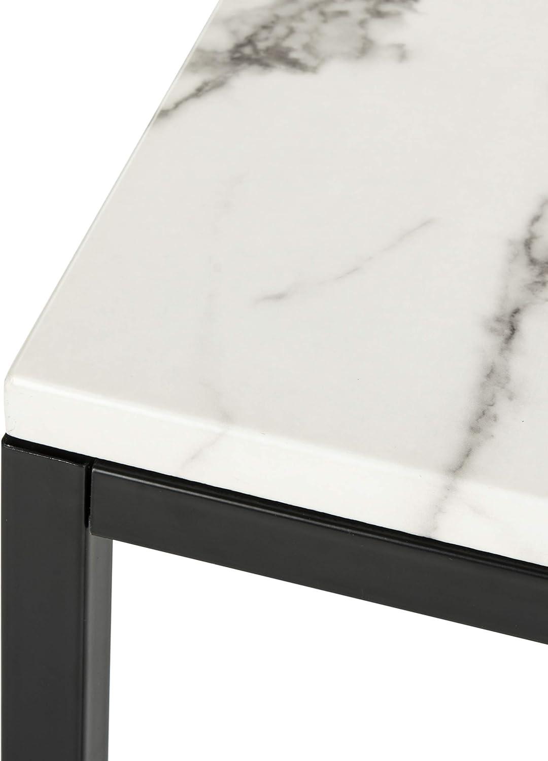 image:imageSafavieh Home Baize Modern White and Grey Console TableWhite Grey