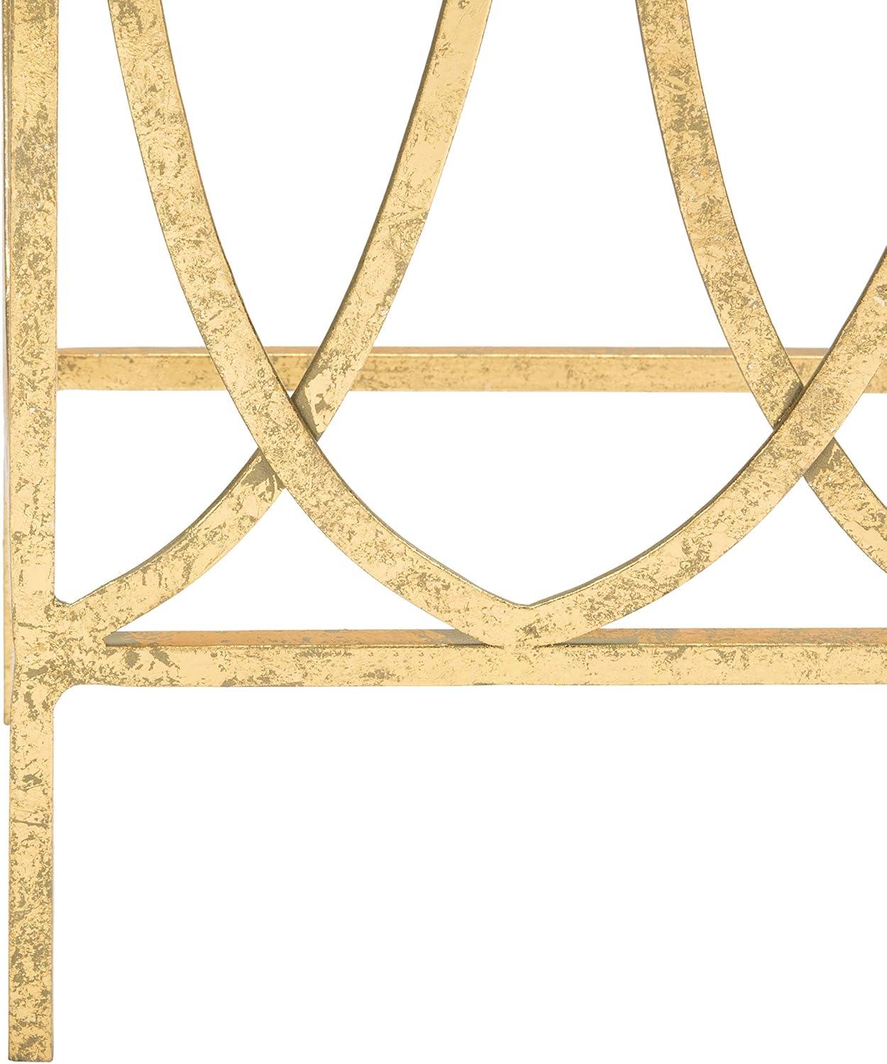 image:imageSafavieh Home Carina Gold Foil and Glass Console Table