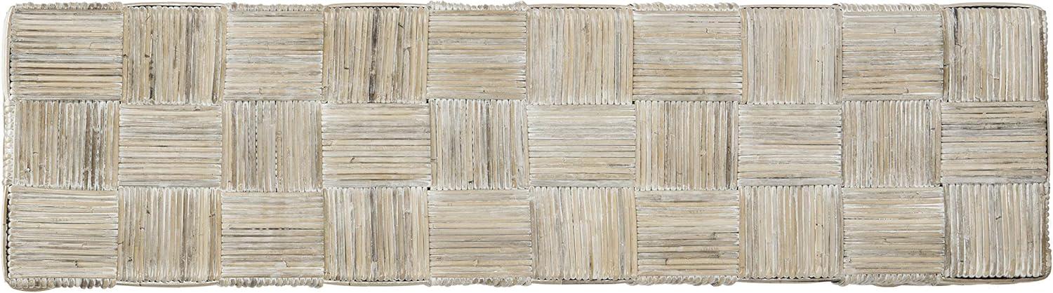 image:imageSafavieh Home Collection Adkin White Rattan Console TableWhite Washed