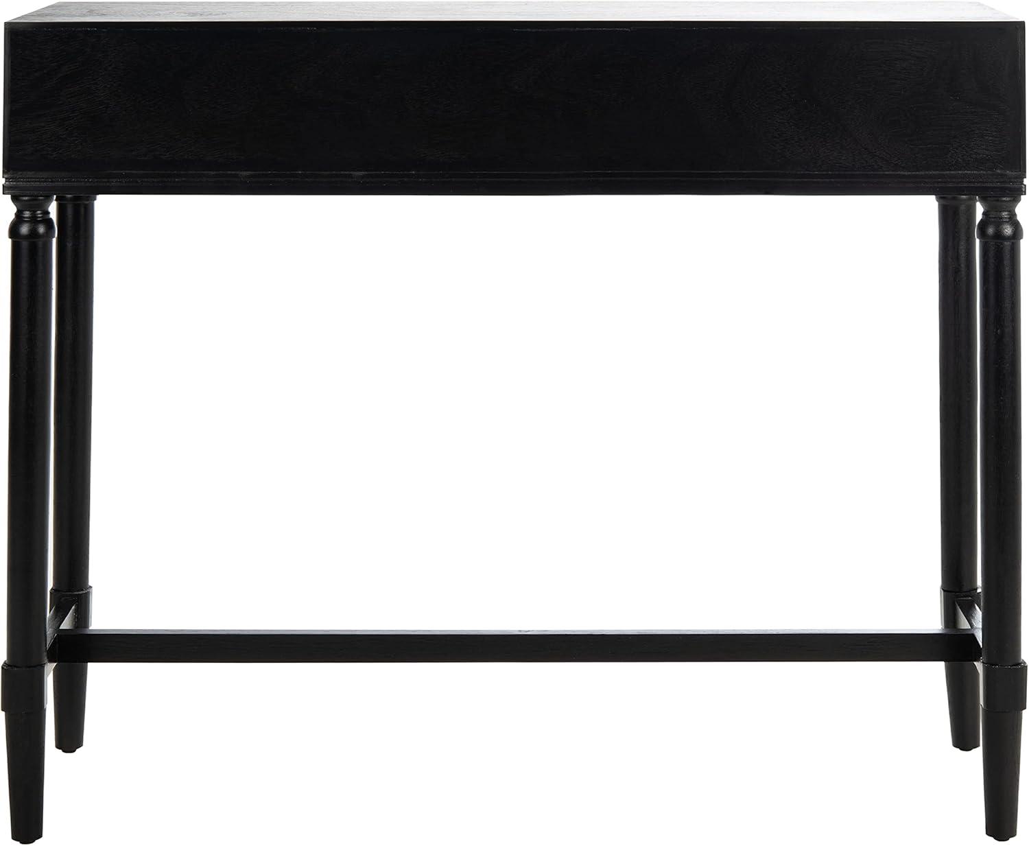 image:imageSafavieh Home Collection Aliyah Greige 2Drawer Console TableBlack