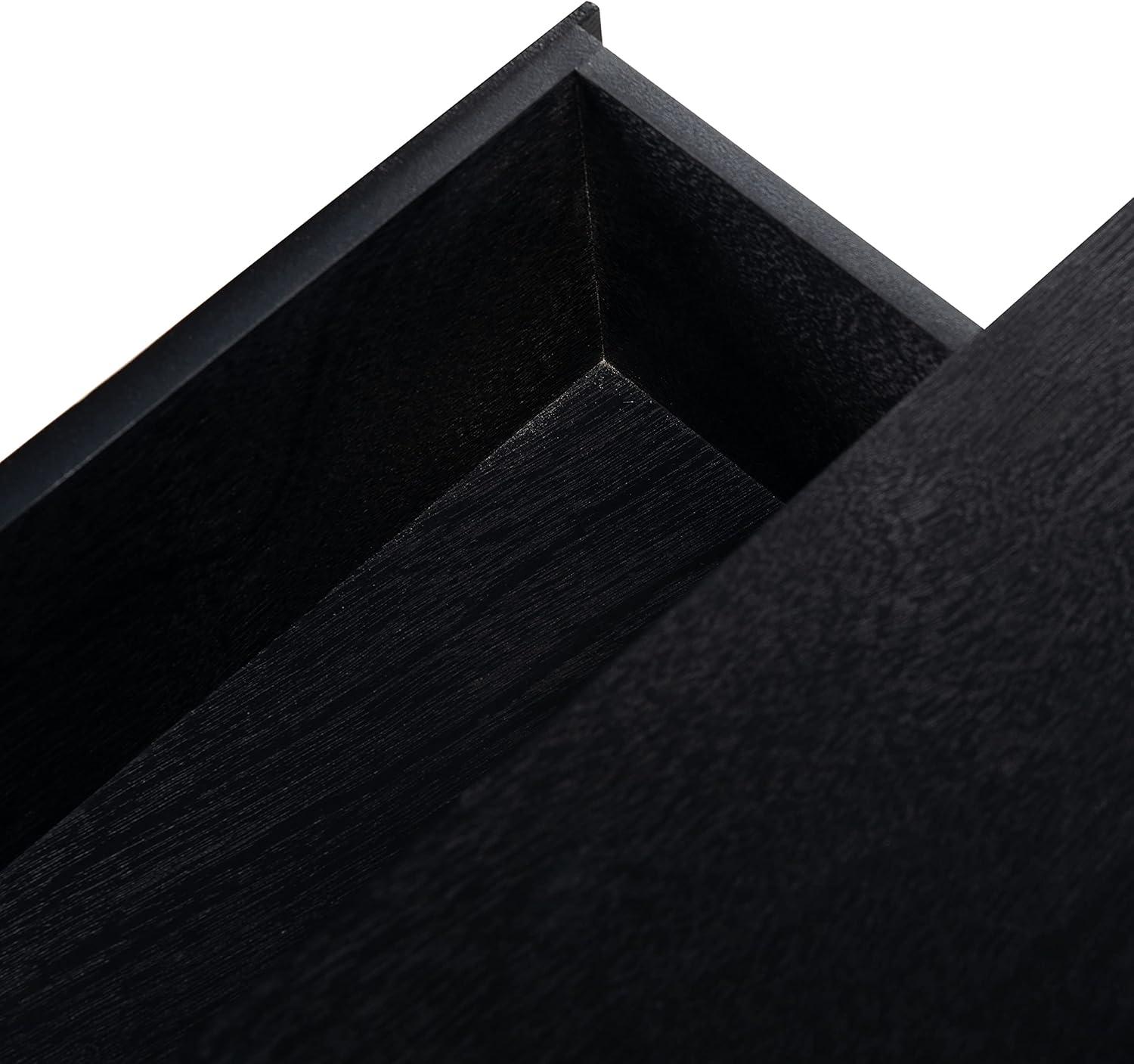image:imageSafavieh Home Collection Aliyah Greige 2Drawer Console TableBlack